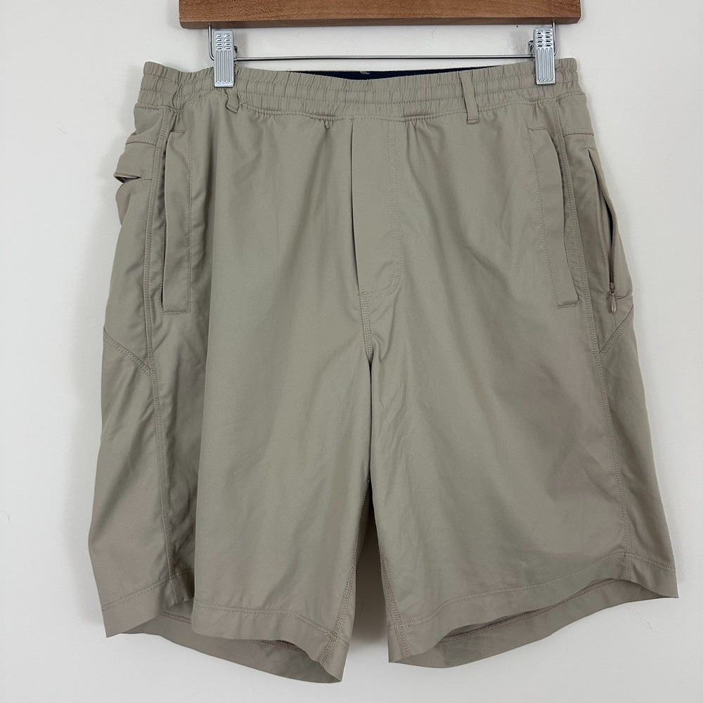 Birddogs Boom For Your Boomstick Active Shorts Khaki Lined Stretch Mens Large